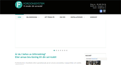 Desktop Screenshot of fordonssystem.com