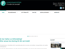 Tablet Screenshot of fordonssystem.com